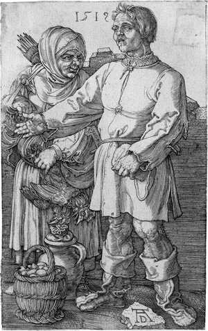Lot 5107, Auction  113, Dürer, Albrecht, Der Marktbauer und sein Weib