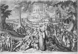Lot 5159, Auction  113, Mander, Karel van - nach, Confusio Babylonica: Der Turmbau zu Babel