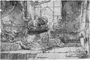 Lot 5206, Auction  113, Rembrandt Harmensz. van Rijn, Die Heilige Familie mit der Katze