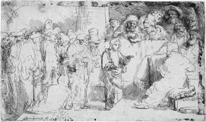 Lot 5207a, Auction  113, Rembrandt, Christus und die Schriftgelehrten