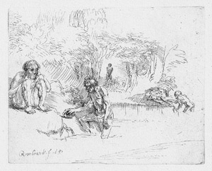 Lot 5221, Auction  113, Rembrandt Harmensz. van Rijn, Die badenden Männer ('De zwemmertjes')