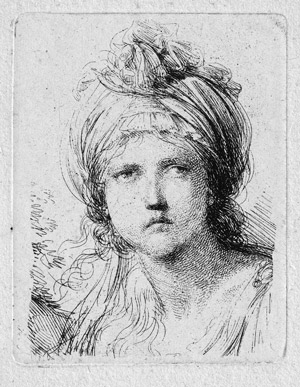 Lot 5315, Auction  113, Füger, Friedrich Heinrich, Büste einer jungen Frau mit Haube
