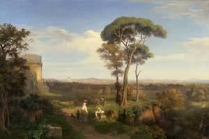 Lot 6081, Auction  113, Strutt, Arthur John, Ansicht von Rom mit dem Grabmal der Caecilia Metella und der Maxentiusvilla im Vordergrund