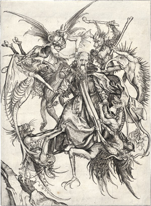 Lot 6288, Auction  113, Schongauer, Martin - nach, Der hl. Antonius von Dämonen gepeinigt