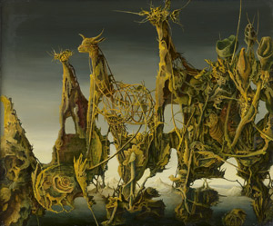 Lot 6292, Auction  113, Hentschel, Claus Dietrich, Apokalyptische Tiere in surrealer Landschaft