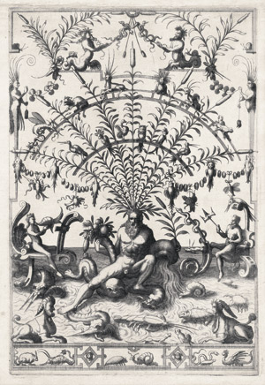 Lot 6314, Auction  113, Floris II, Cornelis, Entwurf für Groteskenornament