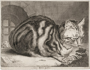 Lot 6385, Auction  113, Visscher, Cornelis, Die große Katze