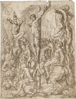 Lot 6617, Auction  113, Augsburgisch, um 1560. Christus am Kreuz