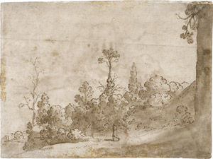 Lot 6622, Auction  113, Poelenburgh, Cornelis van - zugeschrieben, Ein Wanderer in einer waldigen Landschaft