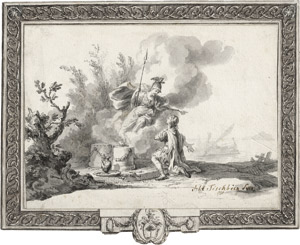 Lot 6696, Auction  113, Tischbein d. Ä., Johann Heinrich, Minerva erscheint dem Prinzen Telemach
