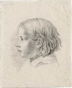 Lot 6792, Auction  113, Deutsch, 1823. "Peter": Junge im Profil nach links.