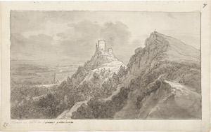 Lot 6840, Auction  113, Duvivier, Ignace, Ruine der Burg Grub bei Messern in Niederösterreich