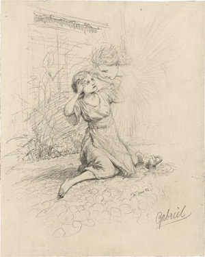 Lot 6880, Auction  113, Fidus, "Gabriel" (1892)