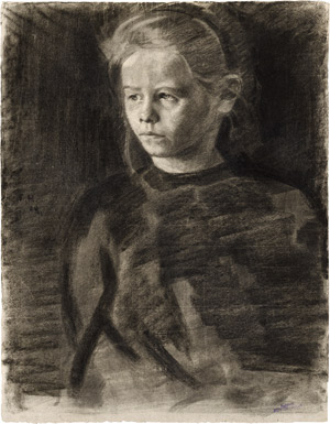 Lot 6898, Auction  113, Hofer, Franz, Bildnis eines Mädchens mit Haarreif