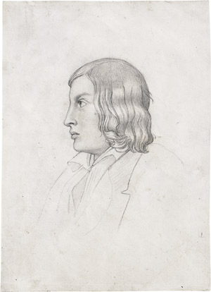 Lot 6961, Auction  113, Schmitt, Georg Philipp, Bildnis eines jungen Mannes mit schulterlangen Haaren
