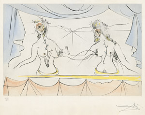 Lot 7084, Auction  113, Dalí, Salvador, Les Dames de la Renaissance