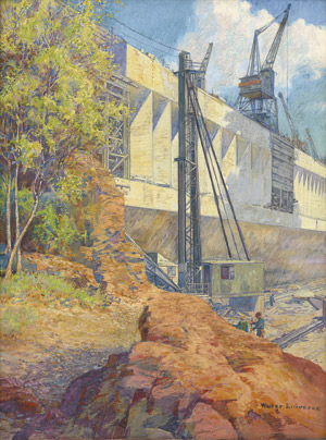 Lot 7154, Auction  113, Greene, Walter L., Die Konstruktion des Hoover Damms