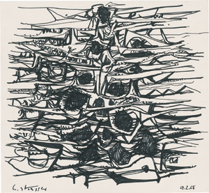 Lot 7427, Auction  113, Strässer, Herbert, Abstrakte Komposition