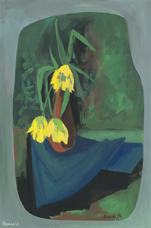 Lot 7431, Auction  113, Strempel, Horst, Stilleben mit gelben Tulpen