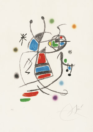 Lot 8468, Auction  113, Miró, Joan, Maravillas con variaciones acrósticas en el Jardín de Miró