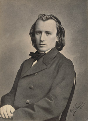 Lot 4011, Auction  114, Brahms, Johannes, Early portrait of Johannes Brahms