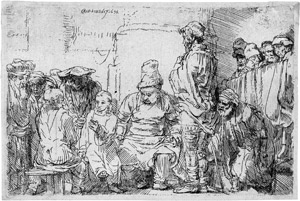 Lot 5167, Auction  114, Rembrandt Harmensz. van Rijn, Chrtistus als Knabe unter den Schriftgelehrten
