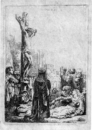 Lot 5170, Auction  114, Rembrandt Harmensz. van Rijn, Christus am Kreuze (kleine Platte)