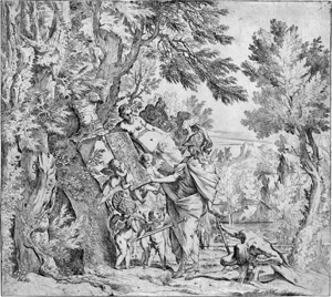 Lot 5202, Auction  114, Testa, Pietro, Aeneas empfängt die Waffen von Venus