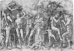 Lot 5305, Auction  114, Mantegna, Andrea, Bacchanal mit Weinpresse