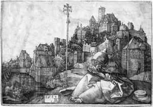 Lot 5342, Auction  114, Dürer, Albrecht, Der hl. Antonius vor der Stadt