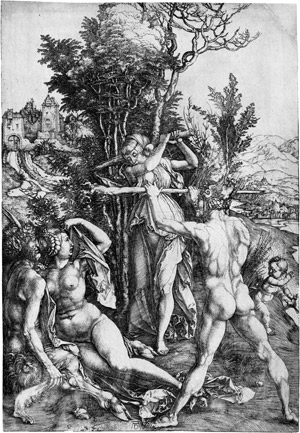 Lot 5347, Auction  114, Dürer, Albrecht, Die Eifersucht oder auch Herkules genannt