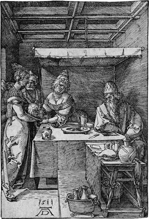 Lot 5357, Auction  114, Dürer, Albrecht, Herodias empfängt das Haupt des Joahnnes