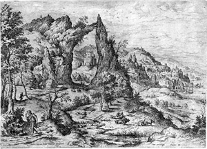 Lot 5363, Auction  114, Cock, Hieronymus, Die Landschaft mit Juda und Thamar.