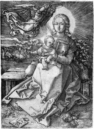 Lot 5386, Auction  114, Dürer, Albrecht, Maria von einem Engel gekrönt
