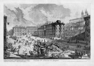 Lot 5485, Auction  114, Piranesi, Giovanni Battista, Veduta di Piazza di Spagna