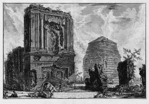 Lot 5492, Auction  114, Piranesi, Giovanni Battista, Veduta del Sepolcro di Pisone Liciniano