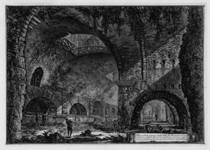 Lot 5493a, Auction  114, Piranesi, Giovanni Battista, Altra Veduta interna della Villa di Mecenate in Tivoli