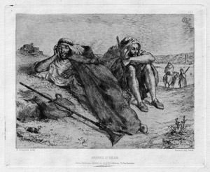 Lot 5547, Auction  114, Delacroix, Eugène, Arabes d'Oran