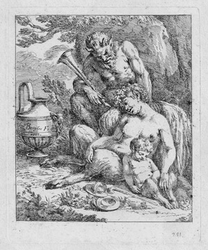 Lot 5652, Auction  114, Bergler d. J., Joseph, Satyrfamilie