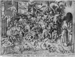 Lot 5664, Auction  114, Bruegel d. Ä., Pieter, Der Sturz des Zauberers Hermogenes