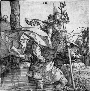 Lot 5692, Auction  114, Dürer, Albrecht, Der hl. Christophorus