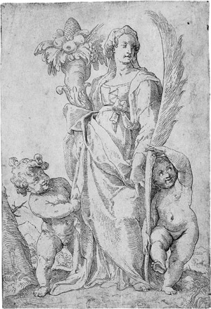 Lot 5764, Auction  114, Italienisch, 16. Jh. . Allegorische Darstellung der Fruchtbarkeit