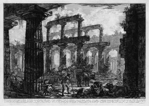 Lot 5806, Auction  114, Piranesi, Giovanni Battista, Vue des restes de la celle du Temple de Neptune