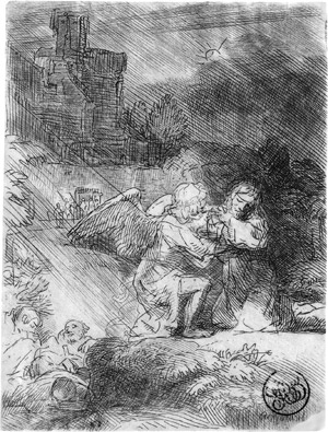 Lot 5812, Auction  114, Rembrandt Harmensz. van Rijn, Christus am Ölberg