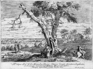 Lot 5827, Auction  114, Ricci, Marco, Landschaft mit einem Obstbaum