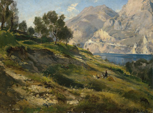 Lot 6086, Auction  114, Hertel, Albert, Blick auf den Gardasee bei Riva