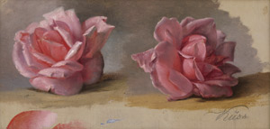 Lot 6089, Auction  114, Küss, Ferdinand, Studie zweier Rosenblüten