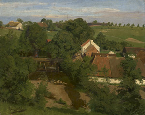 Lot 6125, Auction  114, Bartels, Hans von, Sommerliche Landschaft bei Nausseden in Ostpreussen