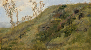 Lot 6128, Auction  114, La Cour, Janus, Partie eines Hügels mit Gräsern und Heide  