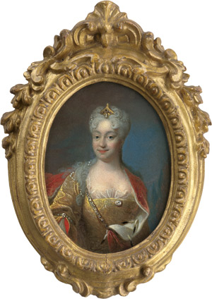 Lot 6365, Auction  114, Kontinentaleuropäisch, um 1720. Bildnis der Therese Kunigunde Kurfürstin von Bayern